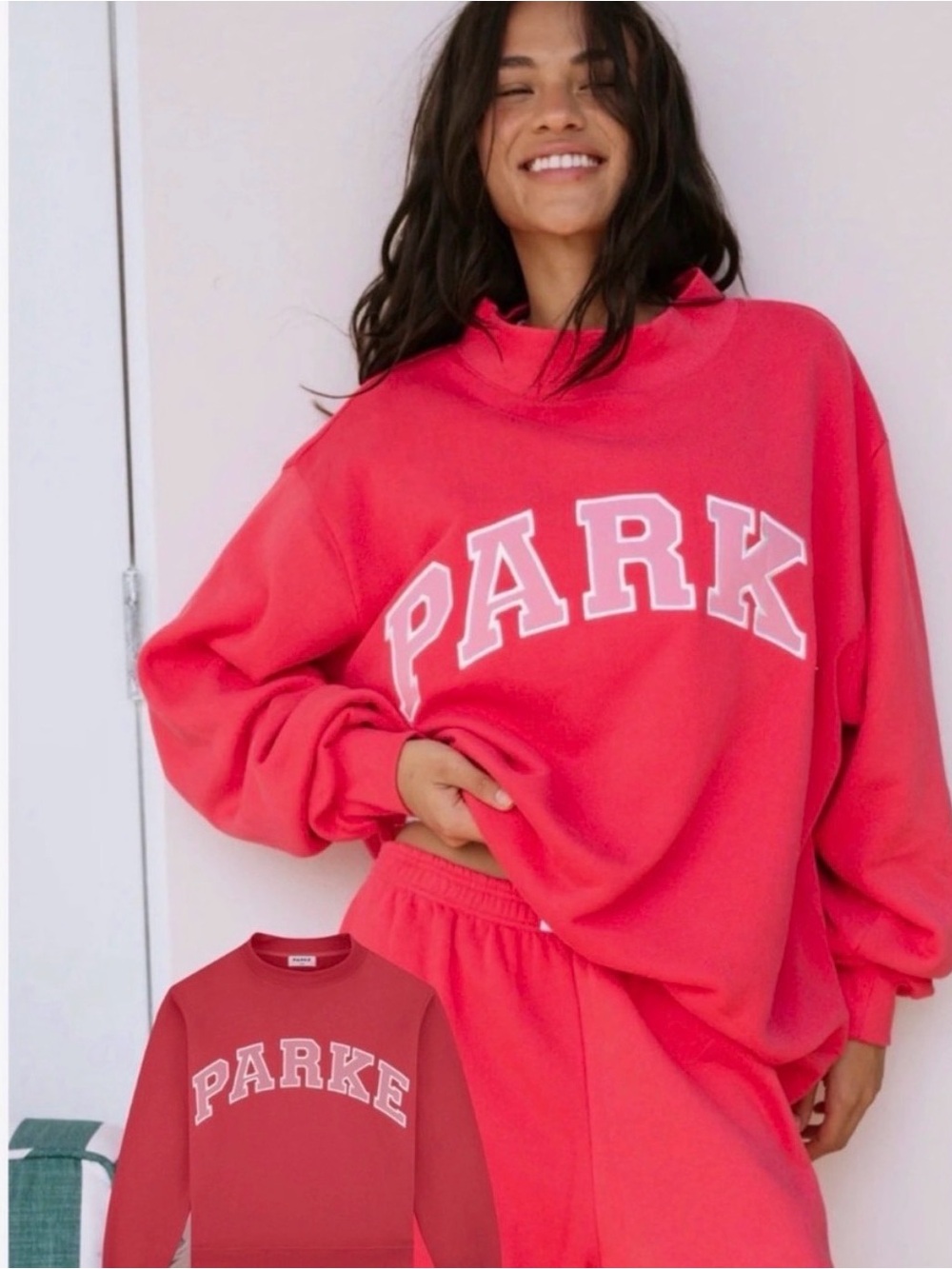 Parke flamingo crew S/M. Brand new with tags